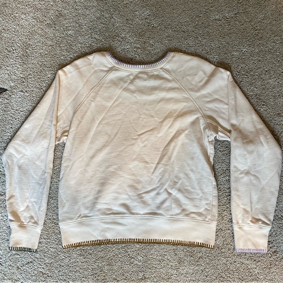 XS Madewell Embroidered Crewneck Sweatshirt - Picture 2 of 3